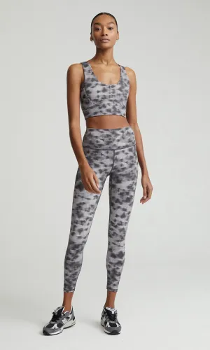 High Rise Legging - Concrete Leaf