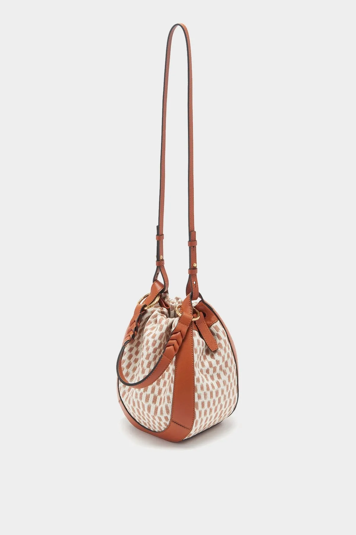 Hilma Bucket Purse in Dune Painted