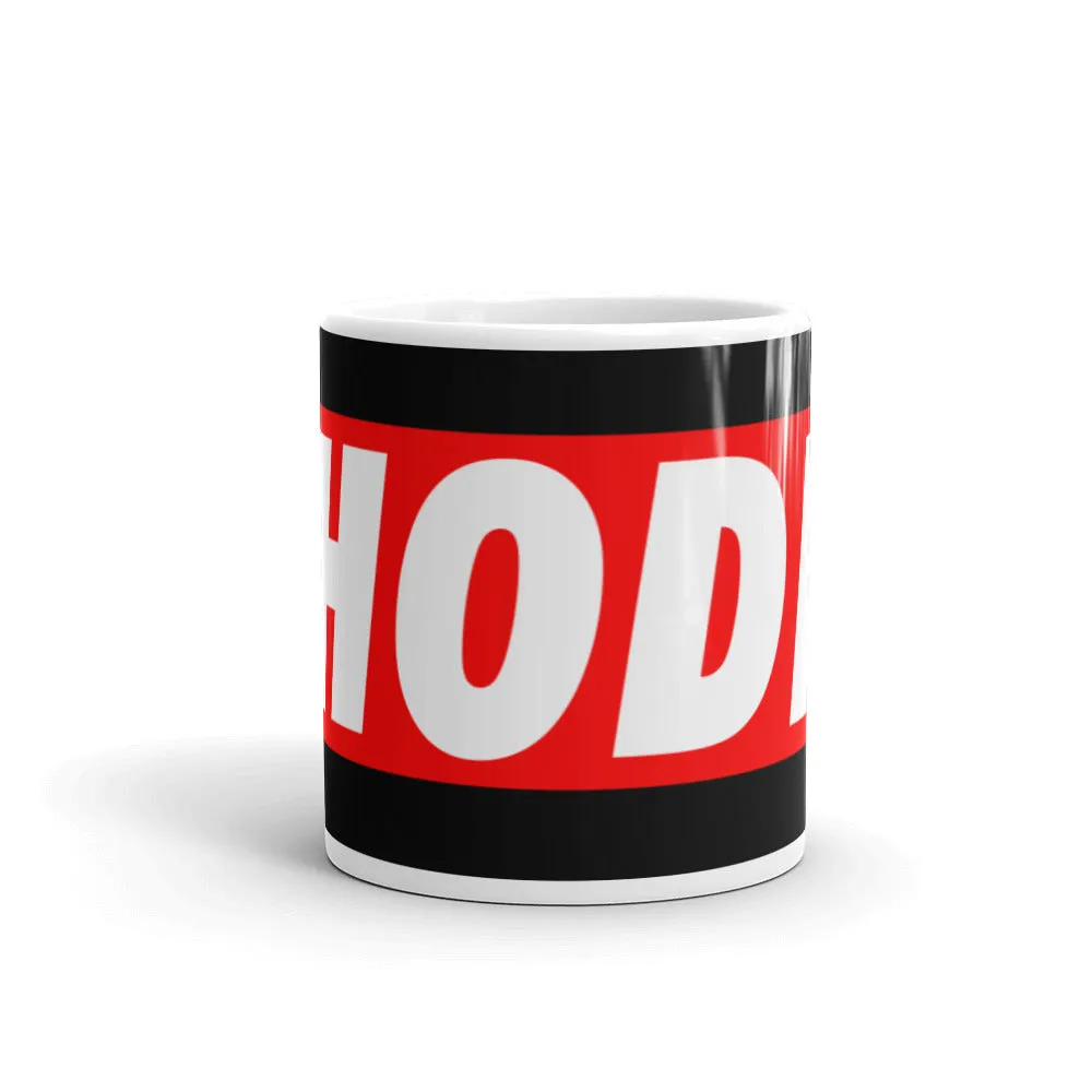HODL glossy mug