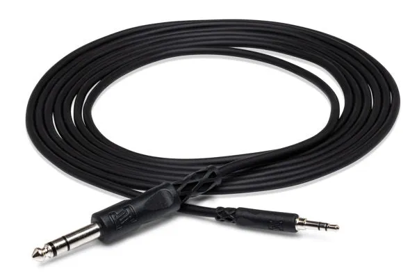 Hosa CMS-110 Stereo Interconnect 3.5 mm TRS to 1/4 in TRS