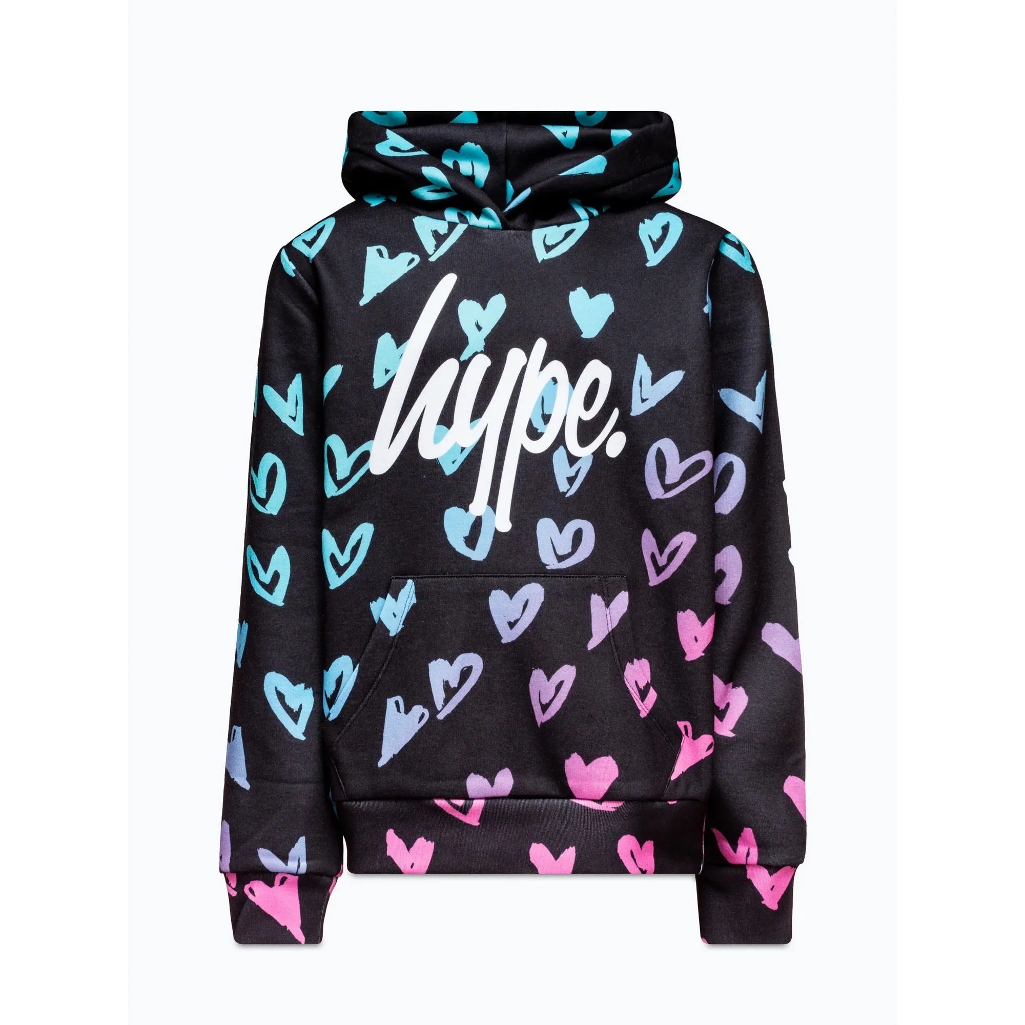 Hype Scribble Heart Hoodie Zumh-526