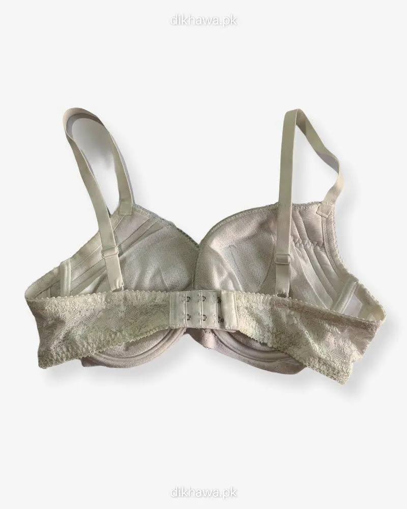 Imported Stocklot Branded  Net Pushup Bra - Underwired Bra  -Non Padded Bra - Pack of 2