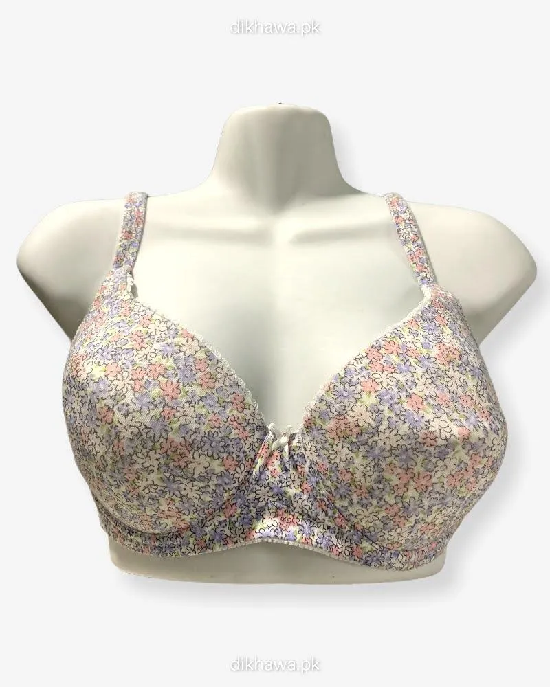 Imported Stocklot Branded  Net Pushup Bra - Underwired Bra  -Padded Bra - Pack of 2