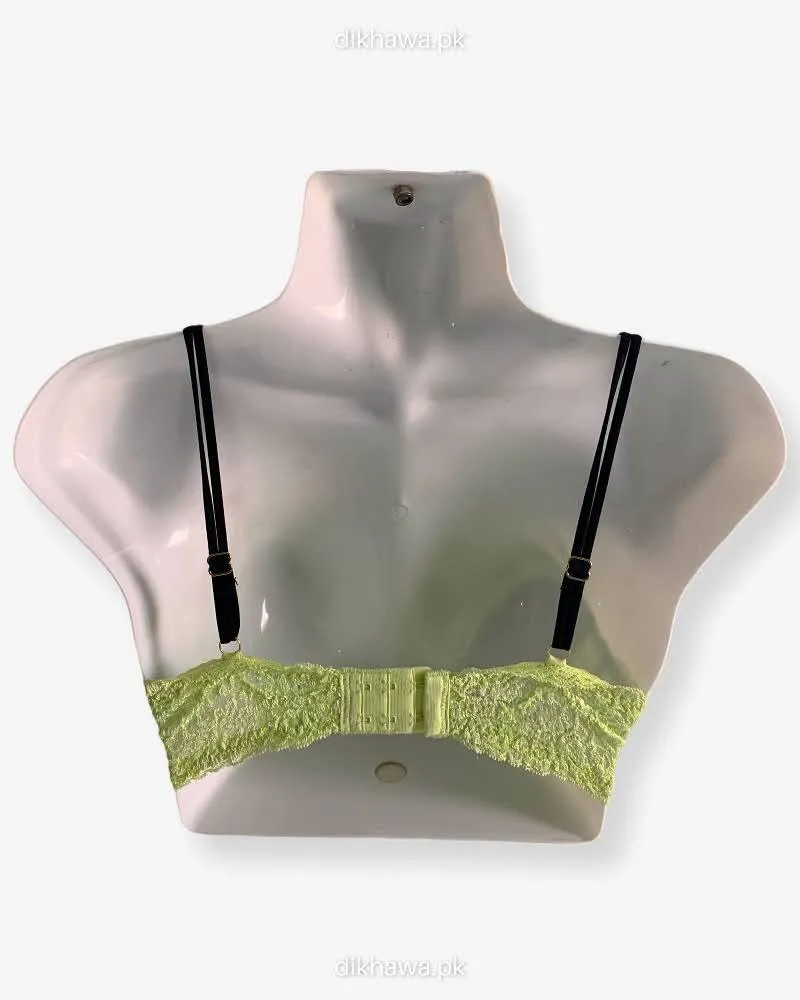 Imported Stocklot Branded  Net Pushup Bra - Underwired Bra  - Padded Bra - Pack of 2
