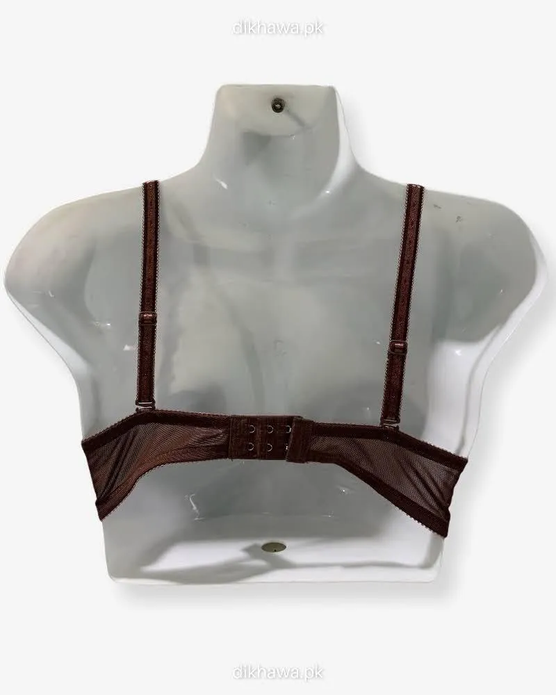 Imported Stocklot Branded  Net Pushup Bra - Underwired Bra  -Padded Bra - Pack of 2