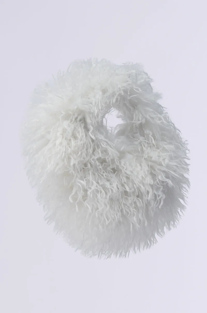 IN A FLURRY FAUX FUR BAG