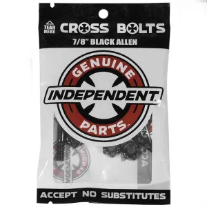 Independent Hardware Parts 7/8" Black Allen Cross Bolts