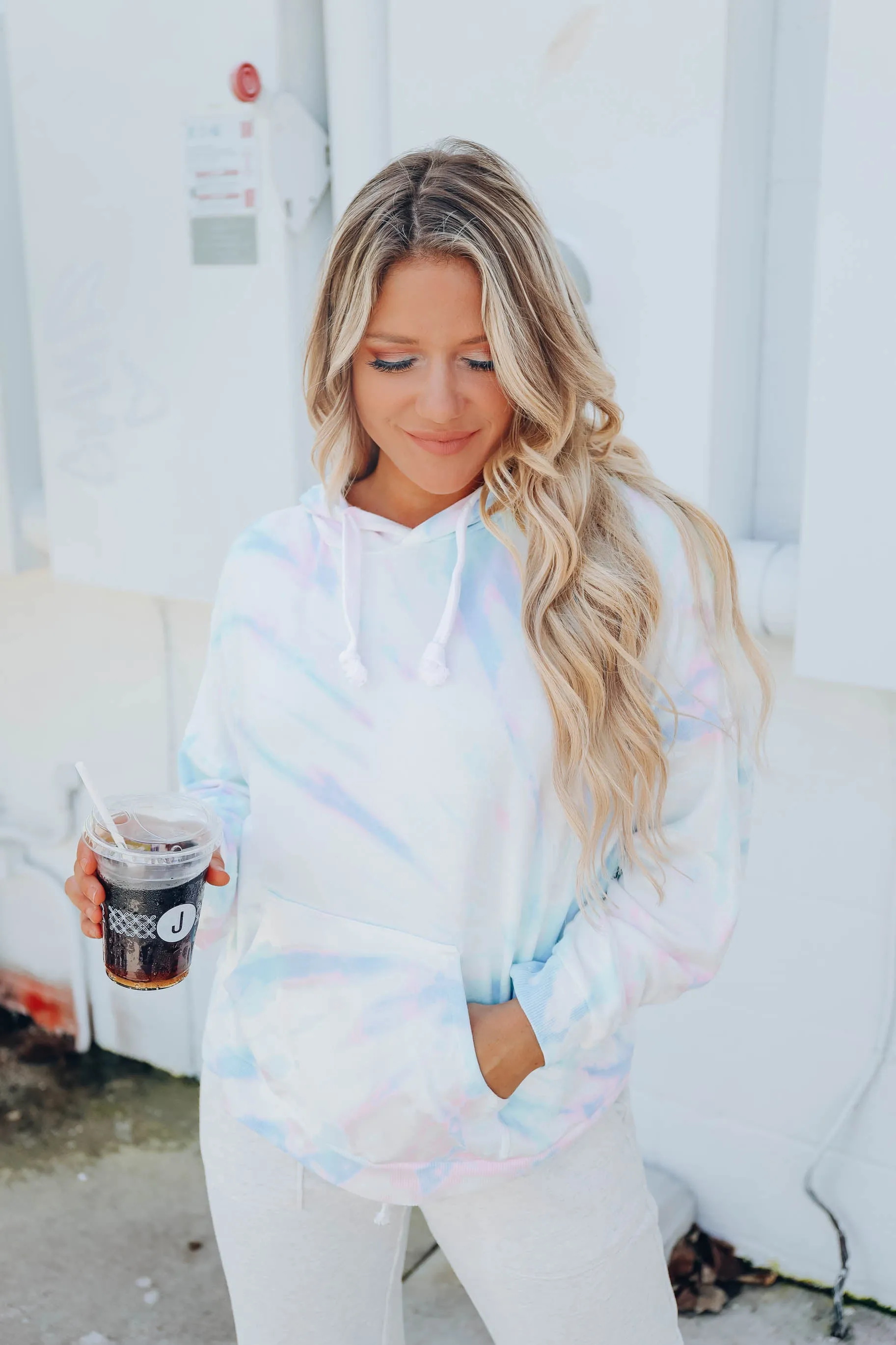 Infused Lavender Pocketed Hoodie