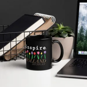 inspire Holland Black Glossy Mug