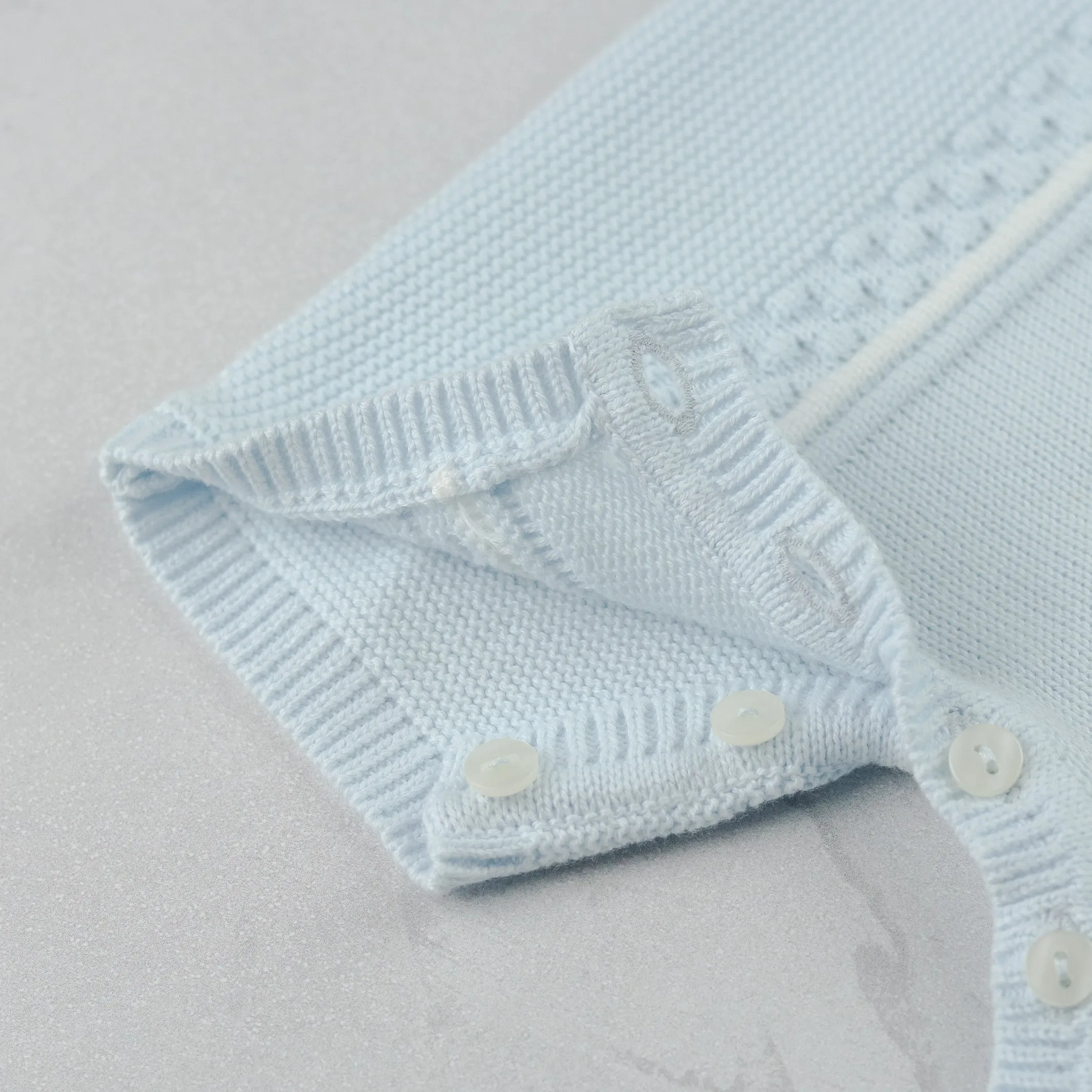 James Blue Baby Boys Knit Romper