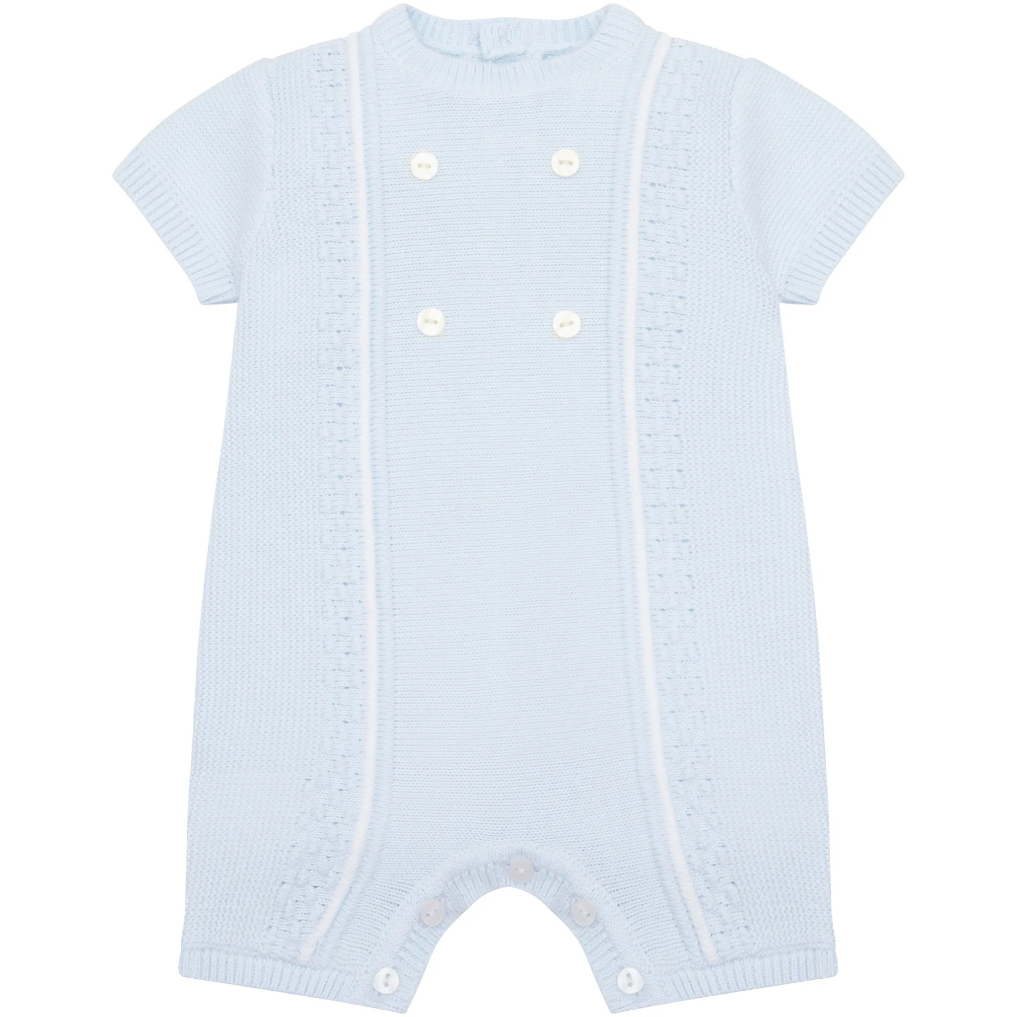 James Blue Baby Boys Knit Romper