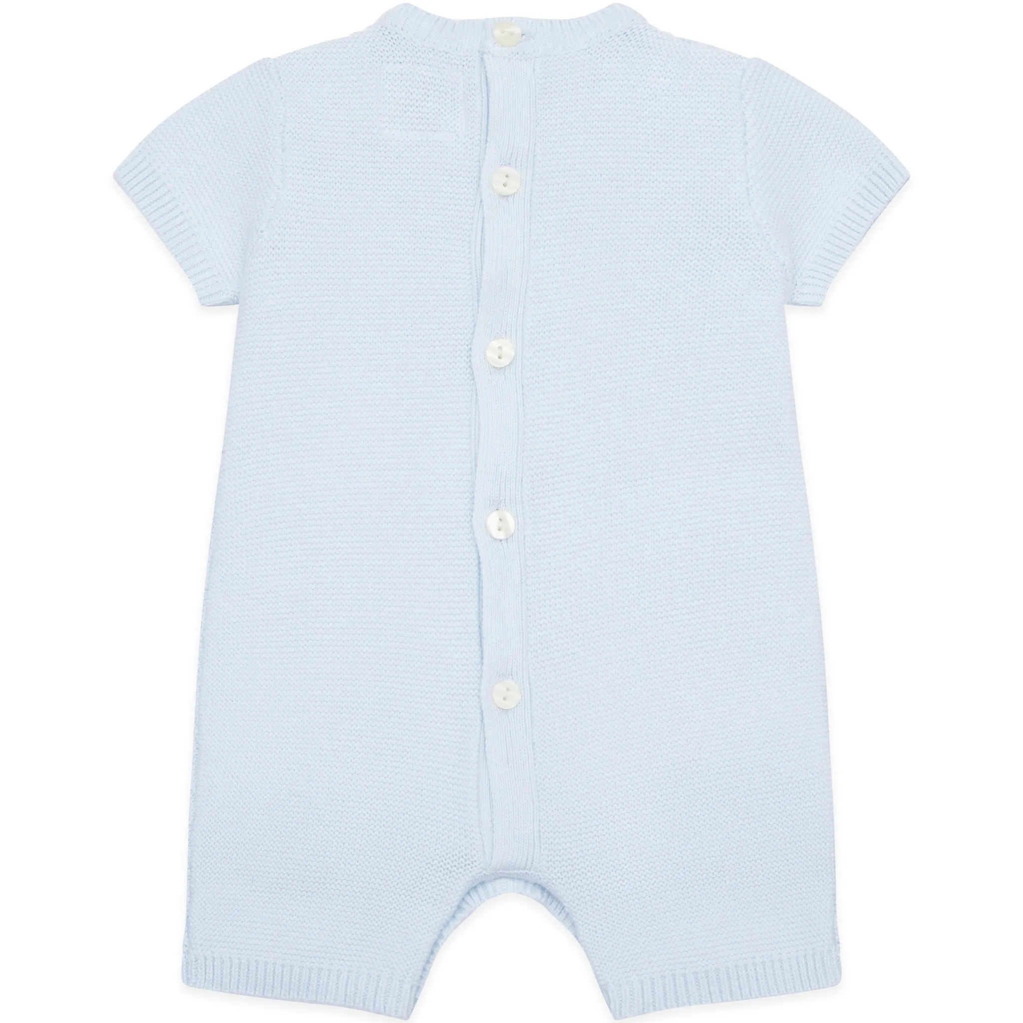 James Blue Baby Boys Knit Romper