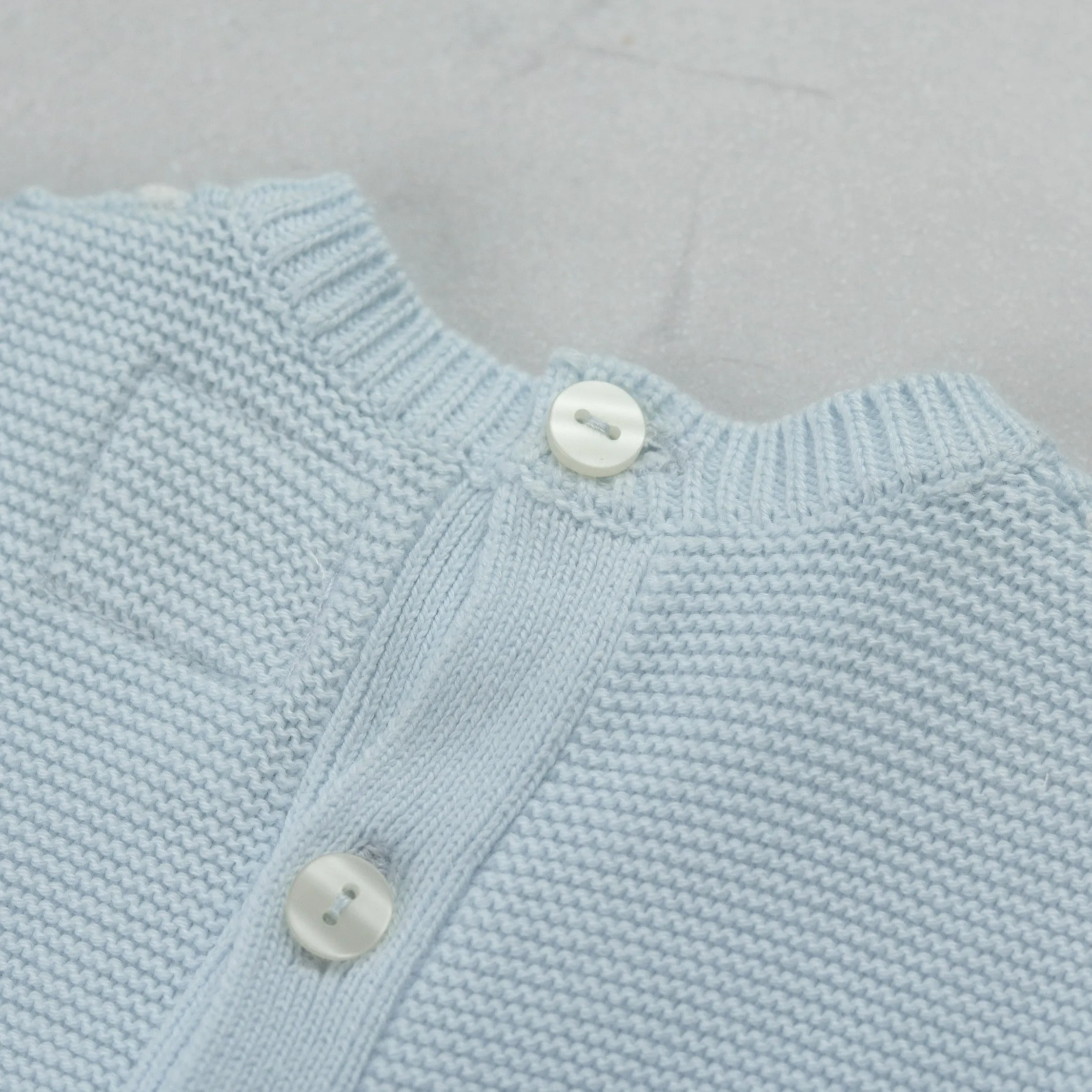 James Blue Baby Boys Knit Romper