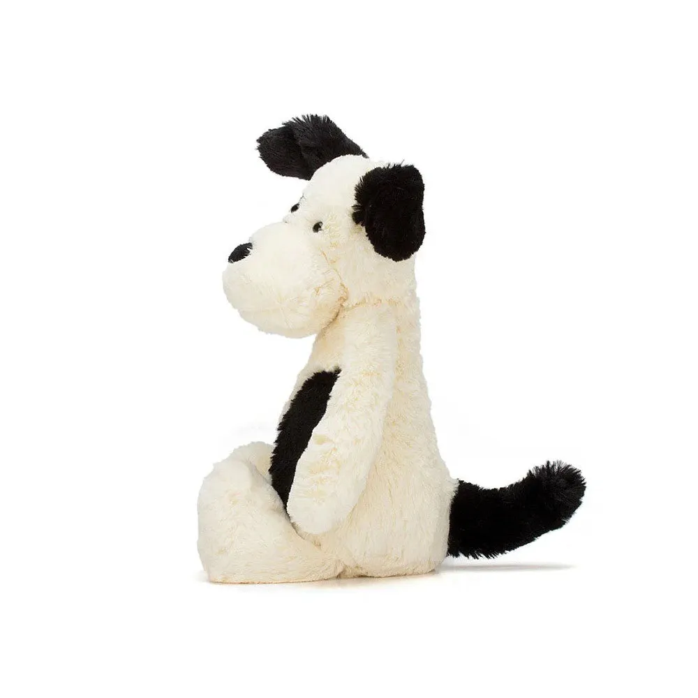 Jellycat - Bashful Black & Cream Puppy