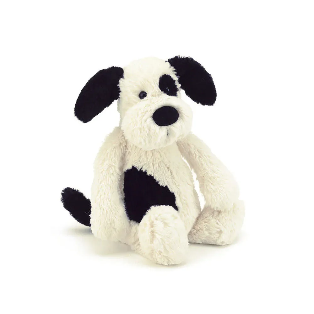 Jellycat - Bashful Black & Cream Puppy