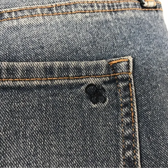 Jessica Simpson On the Run Hi-Rise Slim Straight Jean, Women's Size 25 - Blue