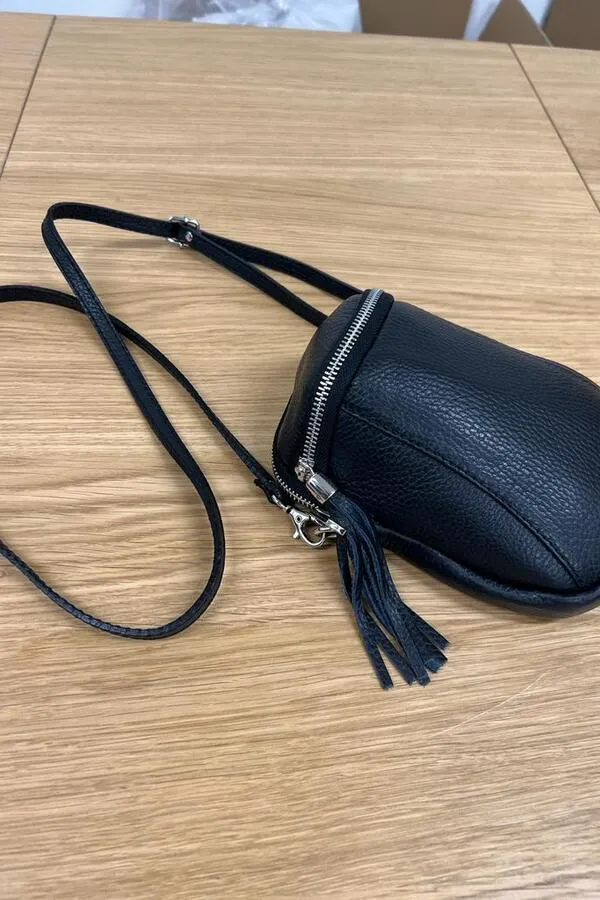 Jijou Capri Arielle Leather Crossbody Bag NEW