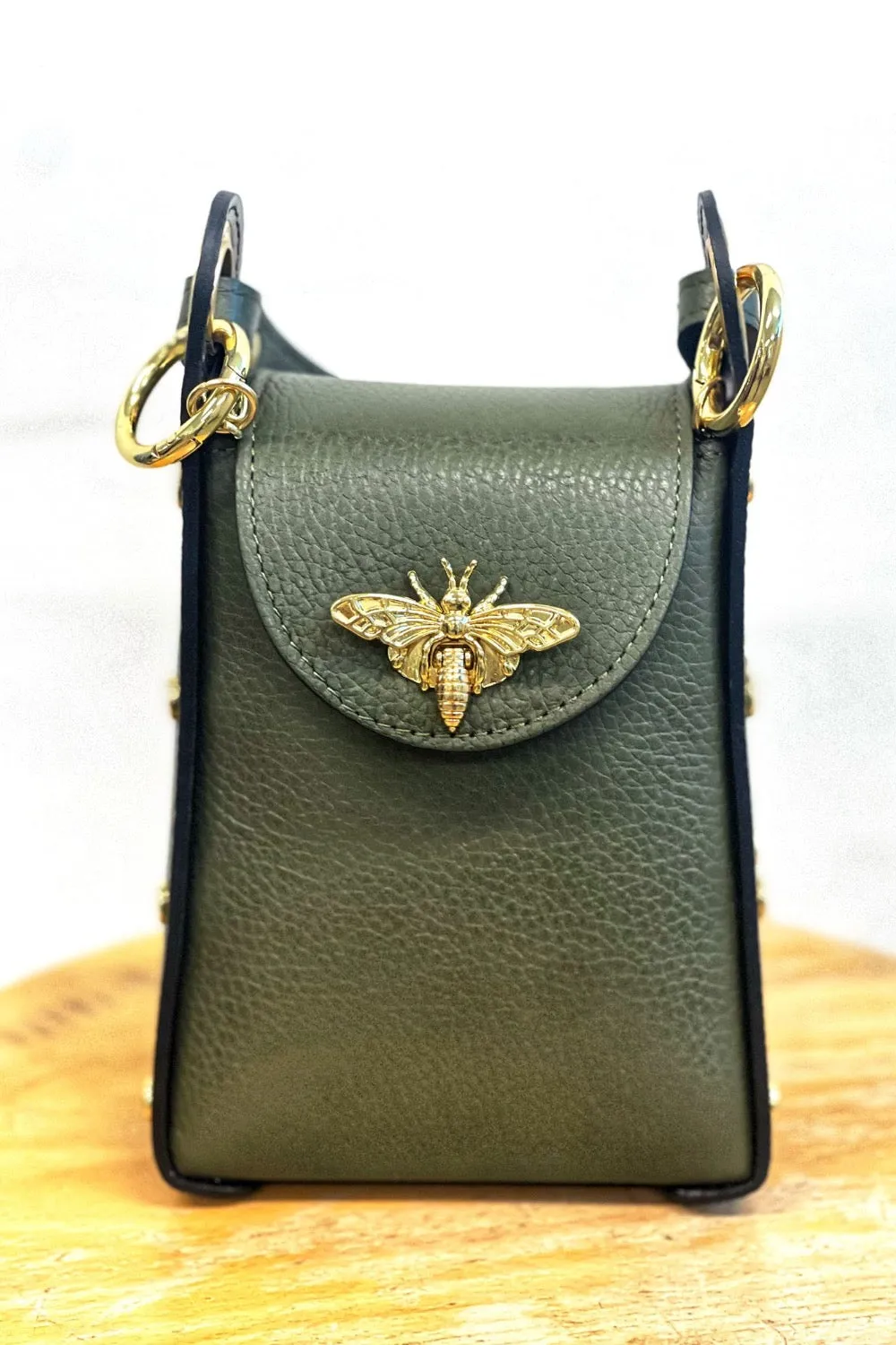 Jijou Capri Bumblebee Leather Cellphone Case Bag