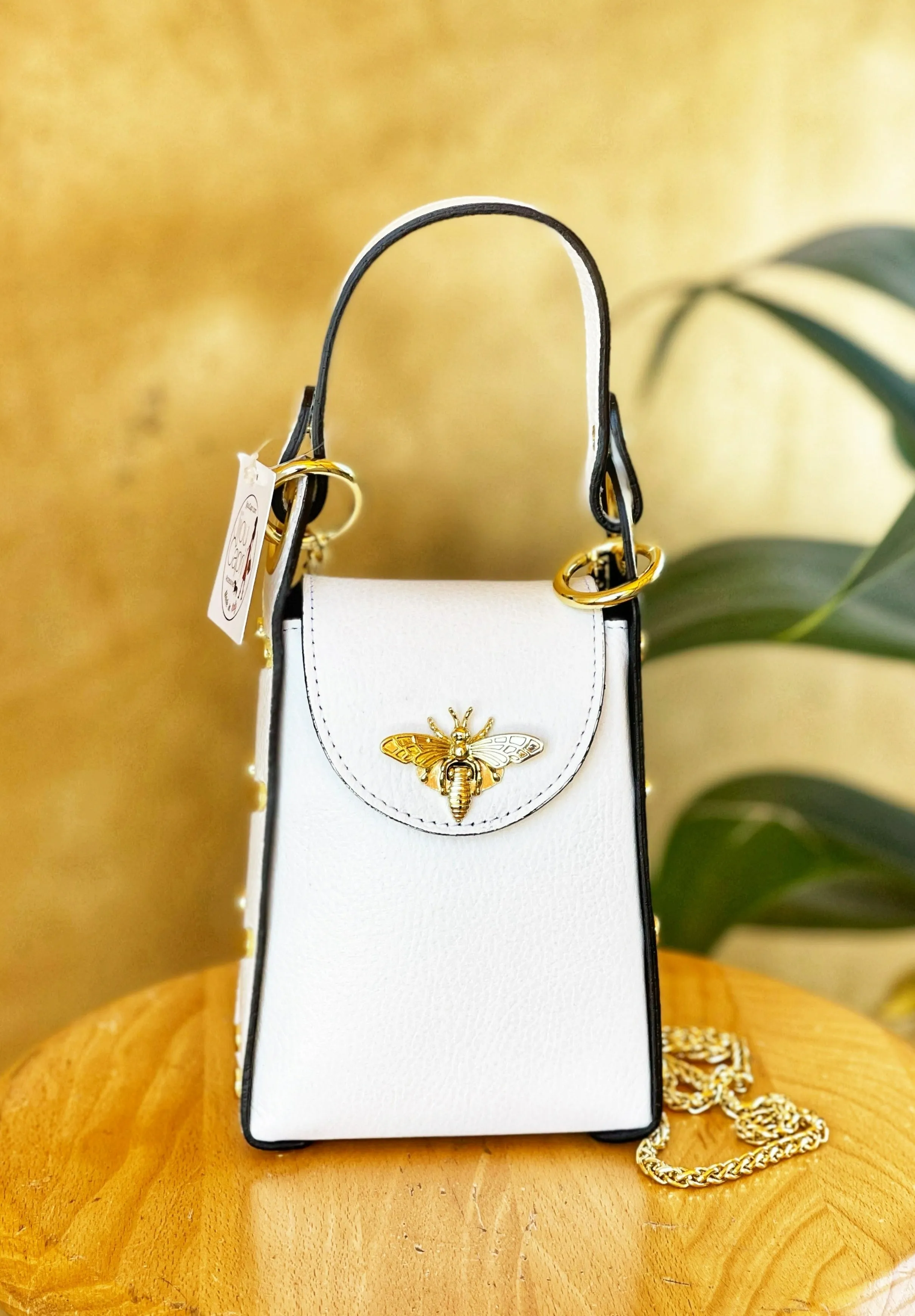 Jijou Capri Bumblebee Leather Cellphone Case Bag