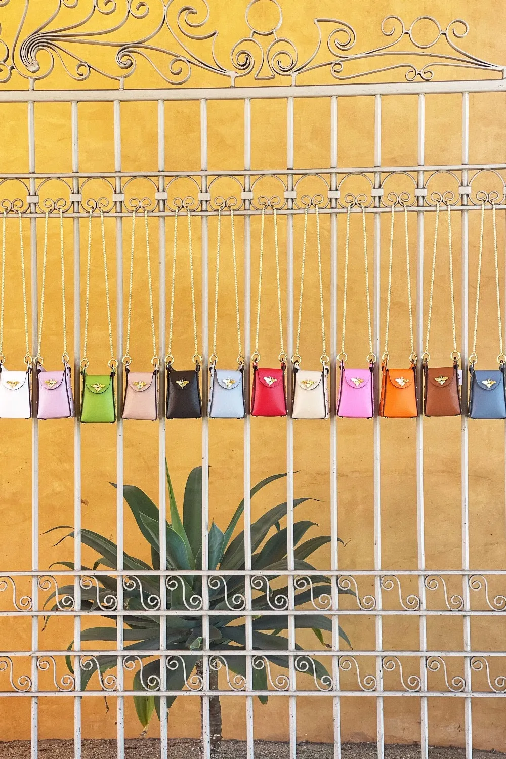 Jijou Capri Bumblebee Leather Cellphone Case Bag