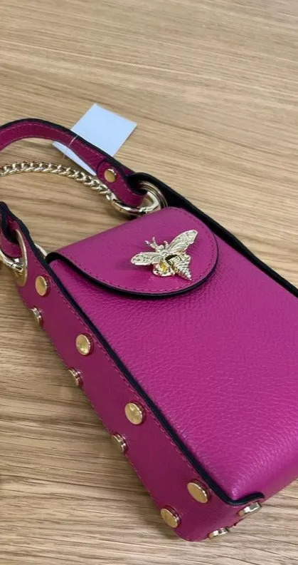 Jijou Capri Bumblebee Leather Cellphone Case Bag