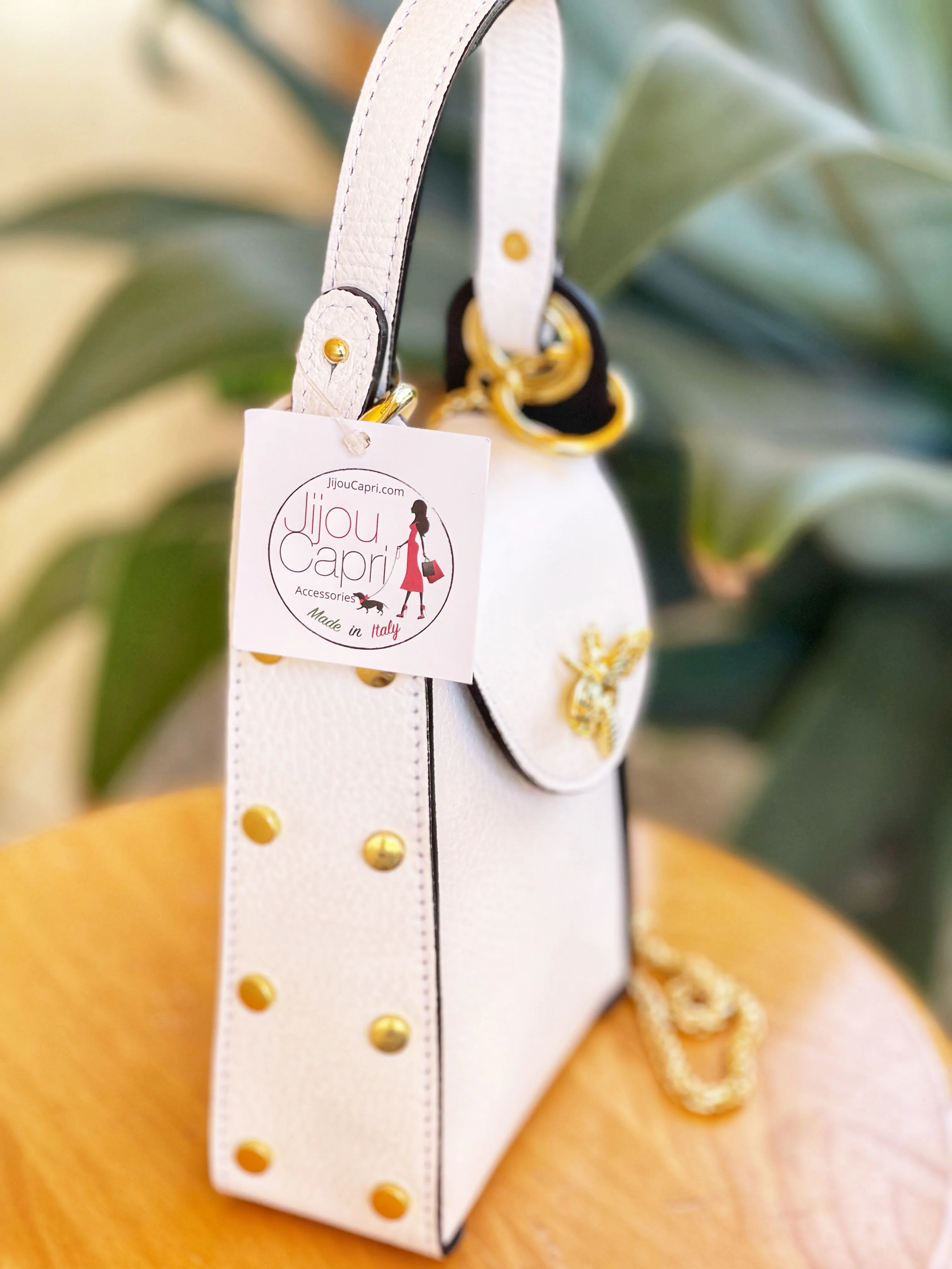 Jijou Capri Bumblebee Leather Cellphone Case Bag