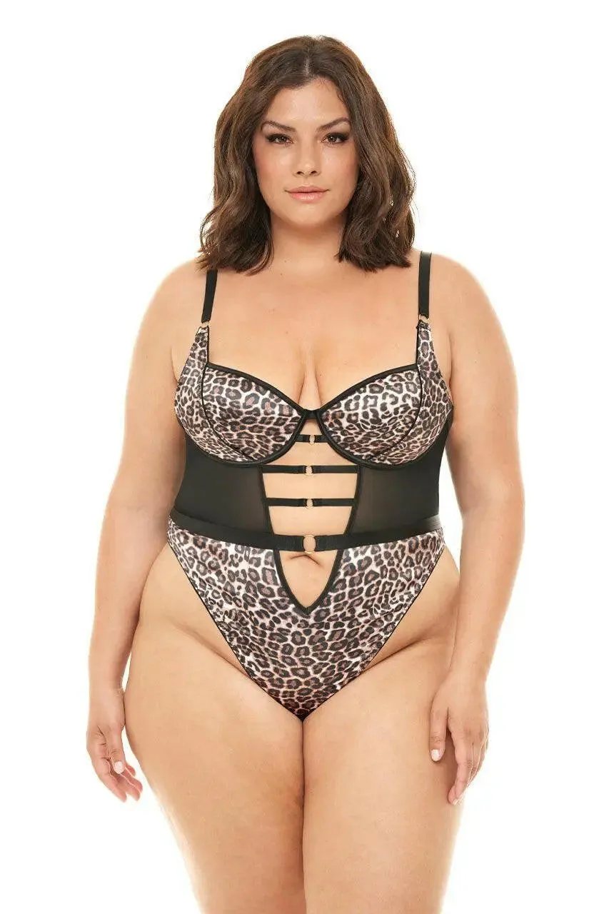 Journee Leopard Print Teddy