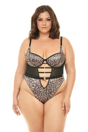 Journee Leopard Print Teddy