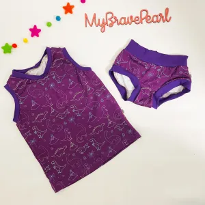 Kids Christmas Vest and Pants Set