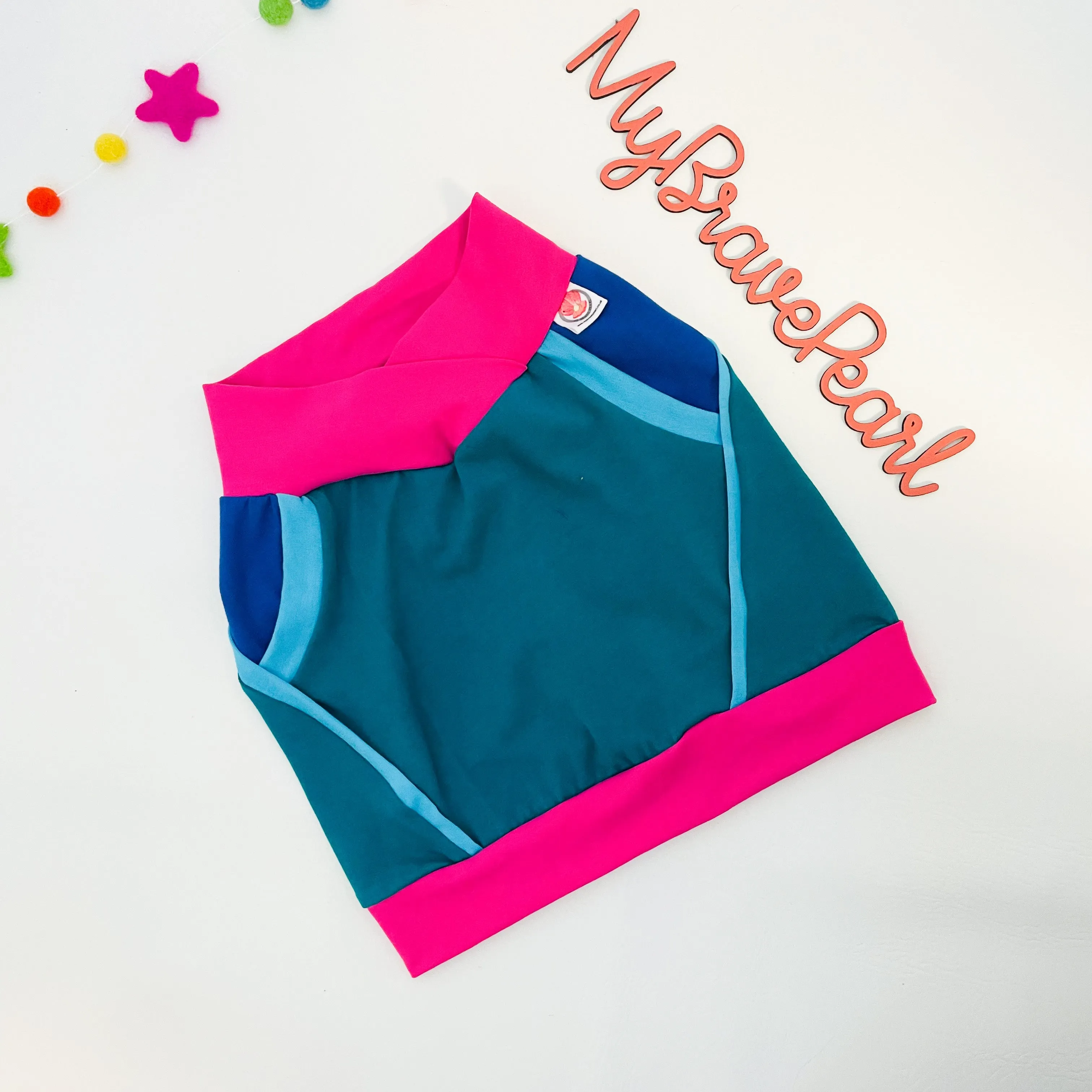 Kids Colourblocked Skirt