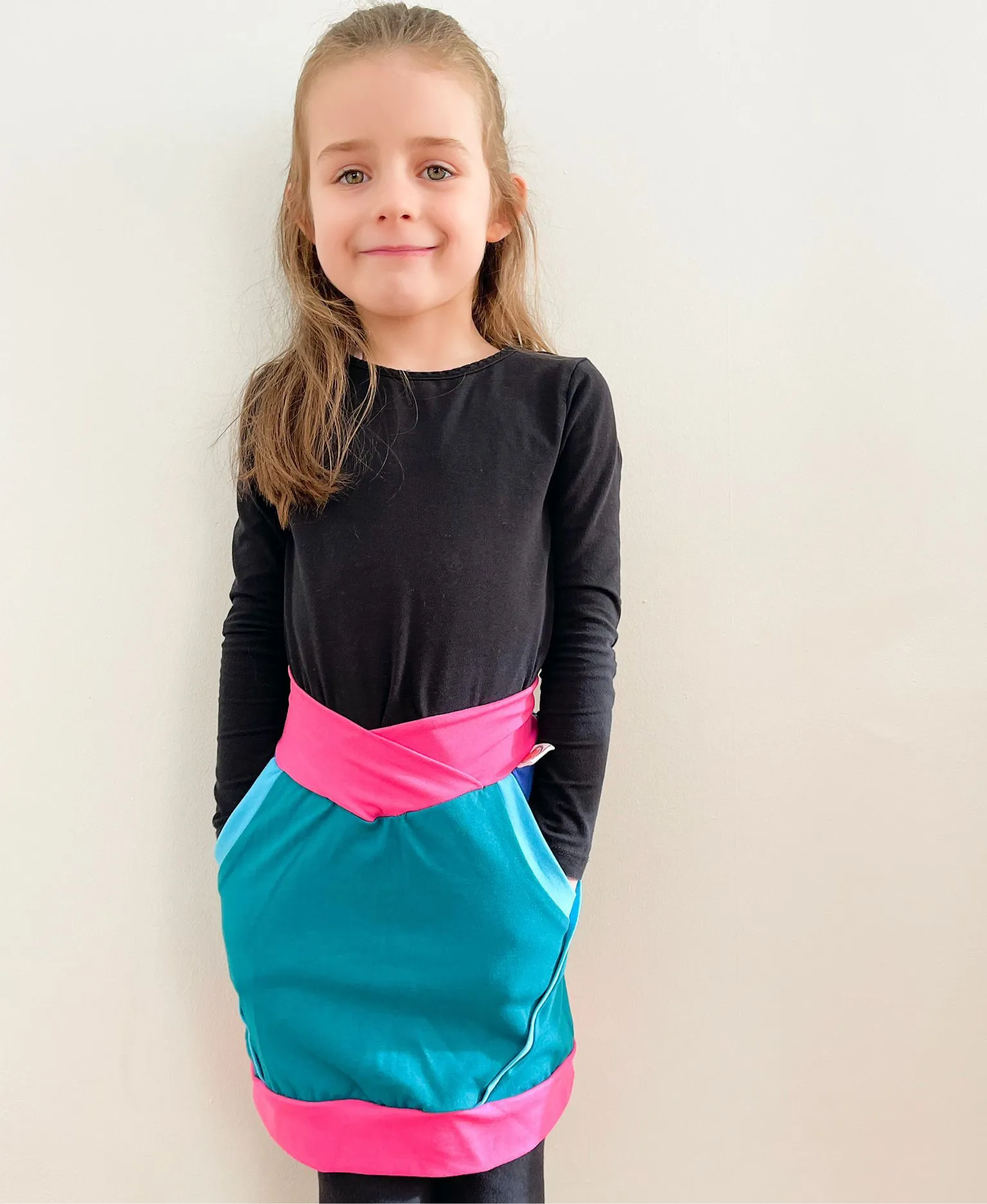 Kids Colourblocked Skirt