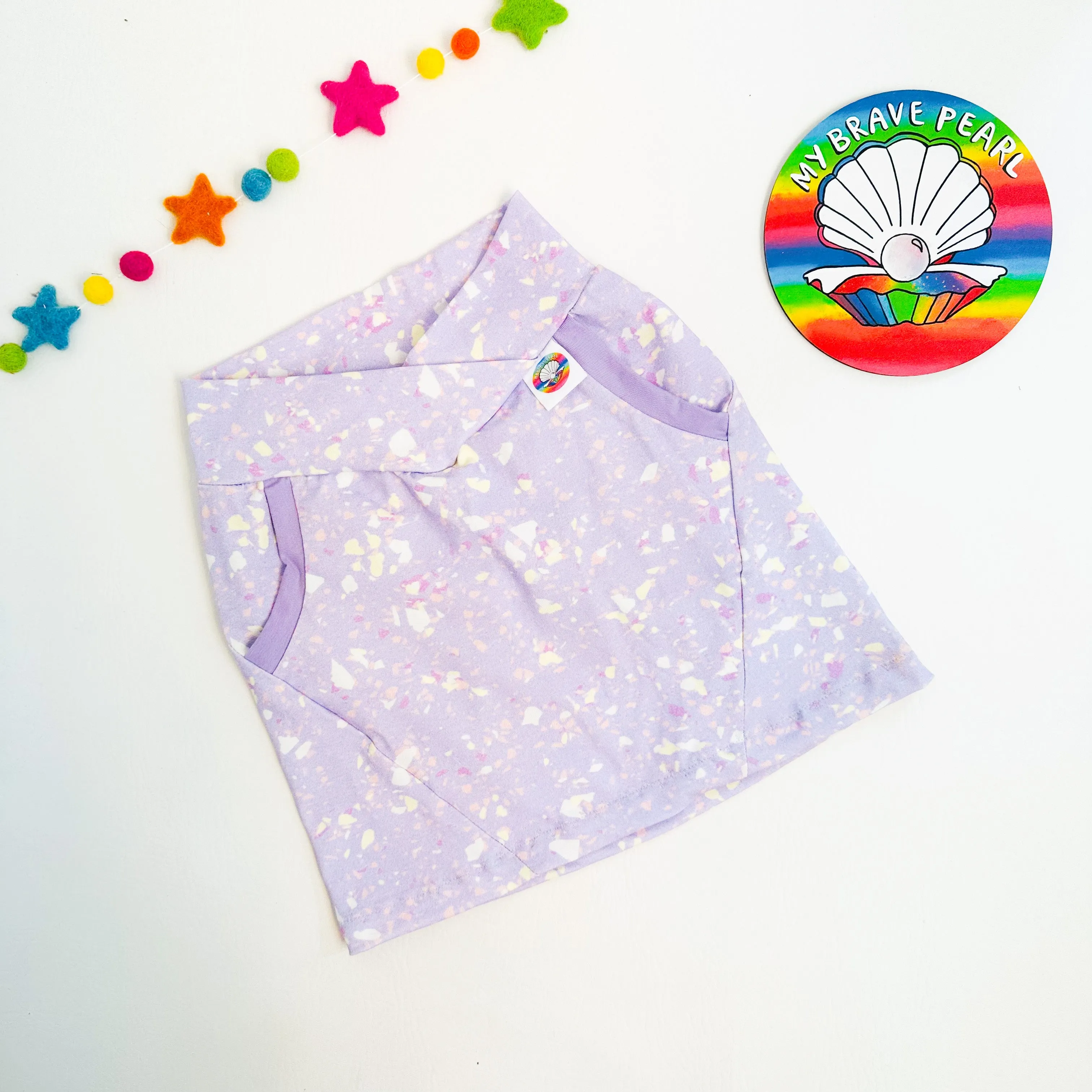 Kids Colourblocked Skirt