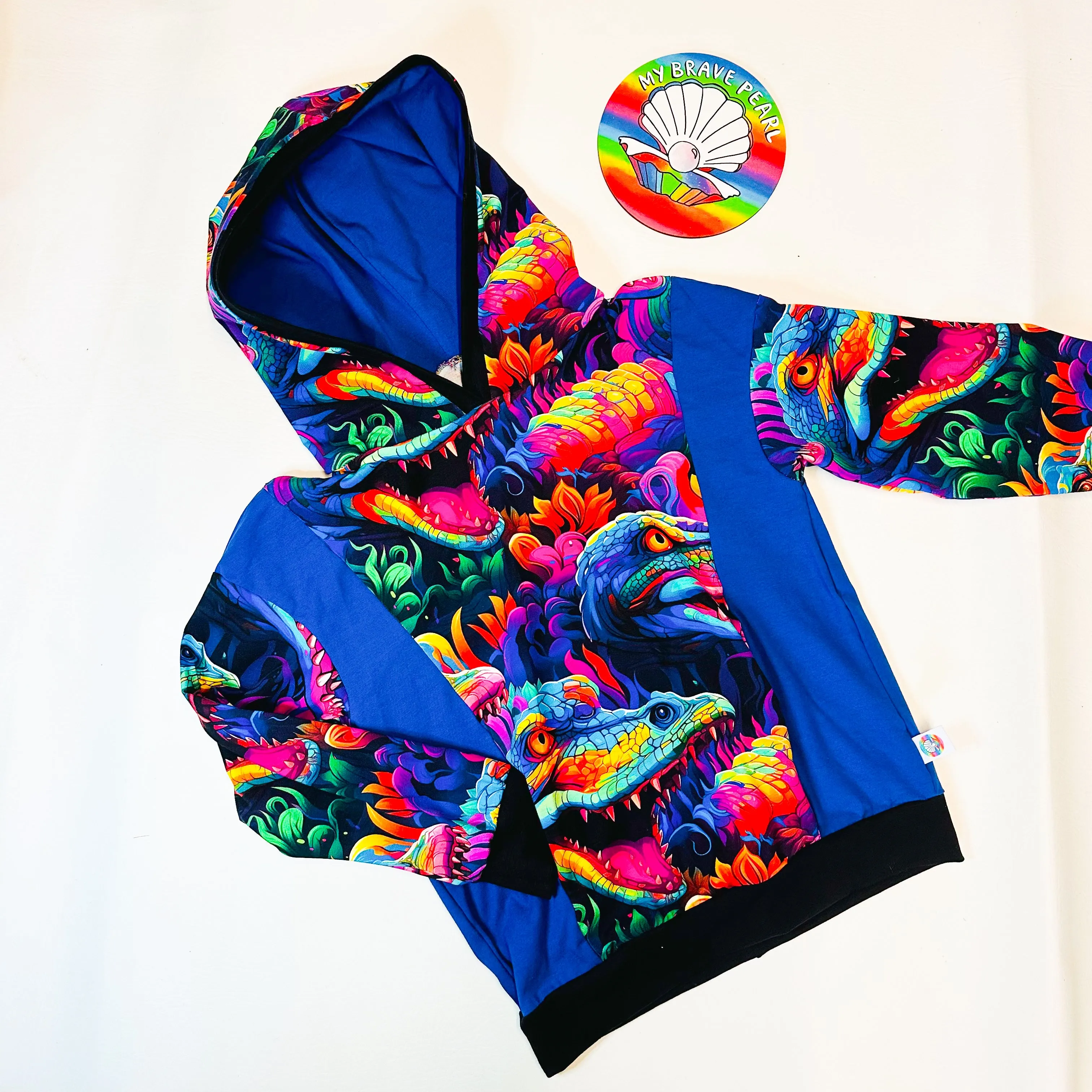 Kids Panelled Pocket Hoodies