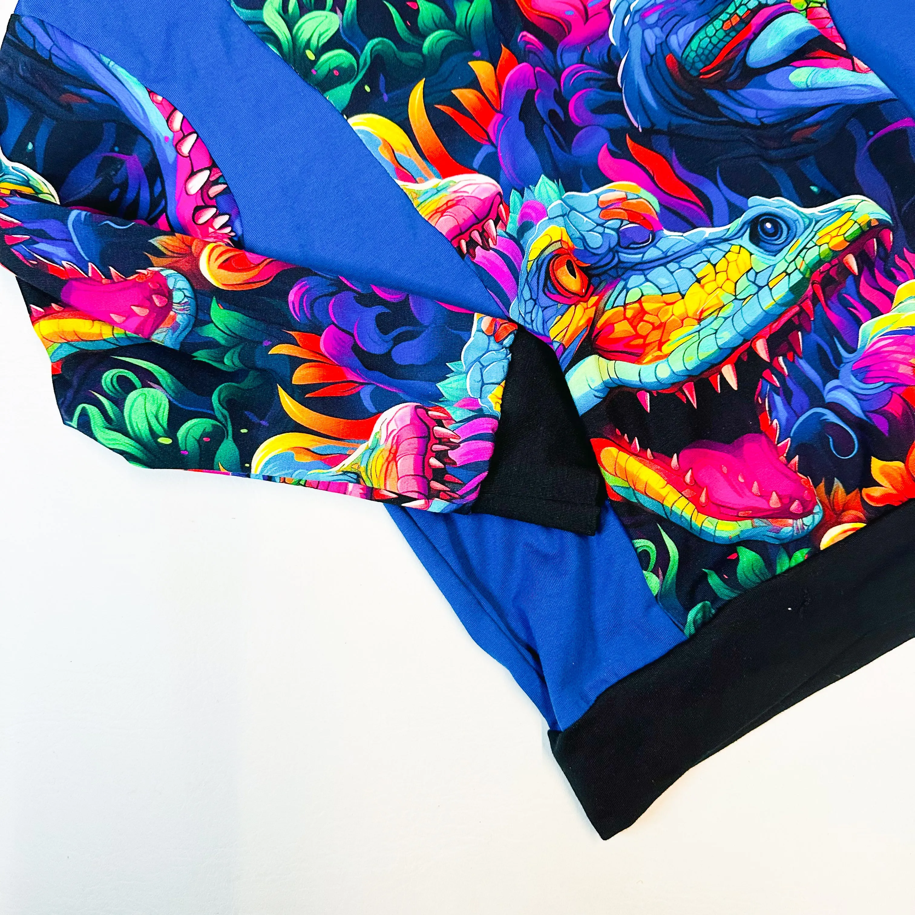 Kids Panelled Pocket Hoodies