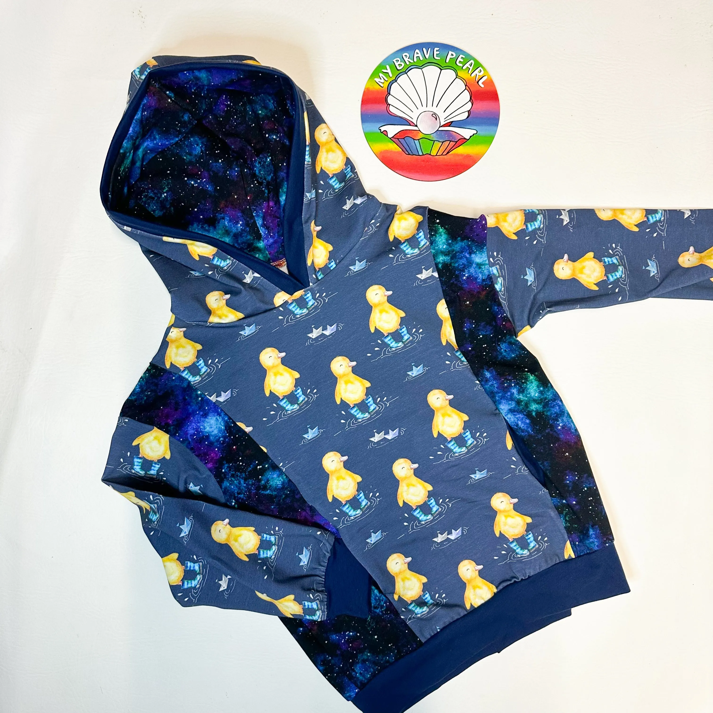 Kids Panelled Pocket Hoodies