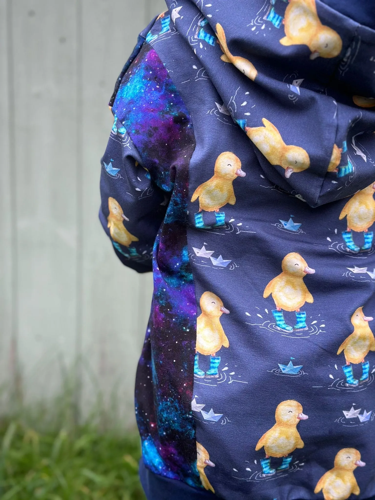 Kids Panelled Pocket Hoodies