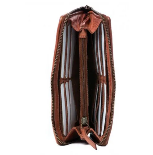 Kimberly Leather Purse - Sand