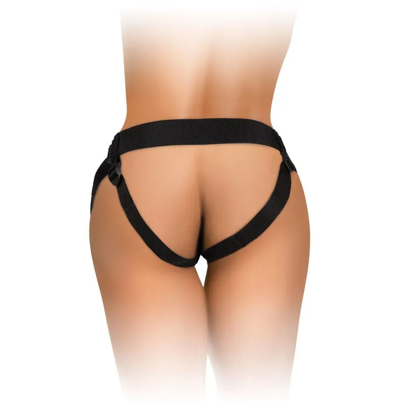 King Cock Elite Comfy Body Dock Strap-On Black Harness