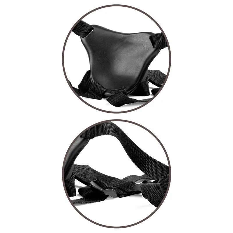 King Cock Elite Comfy Body Dock Strap-On Black Harness