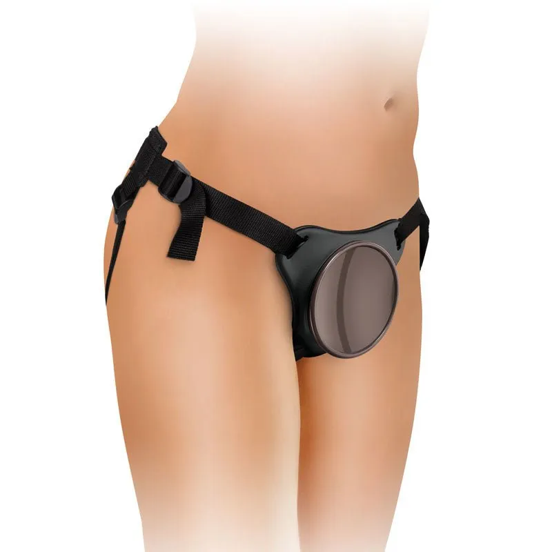 King Cock Elite Comfy Body Dock Strap-On Black Harness