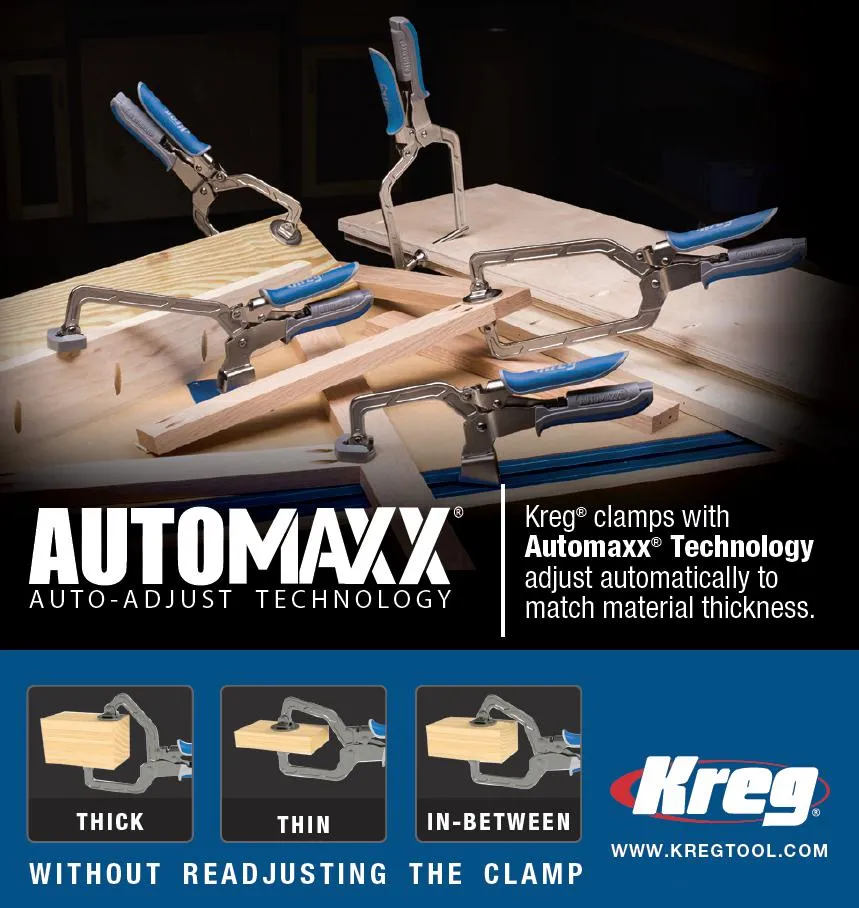 Kreg KHC6 6" Automaxx Wood Project Clamp