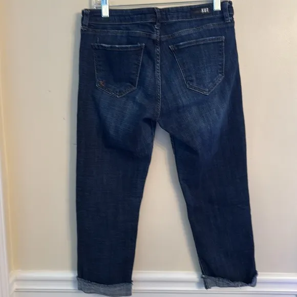 KUT Amy Crop Straight Leg Jeans