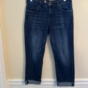 KUT Amy Crop Straight Leg Jeans