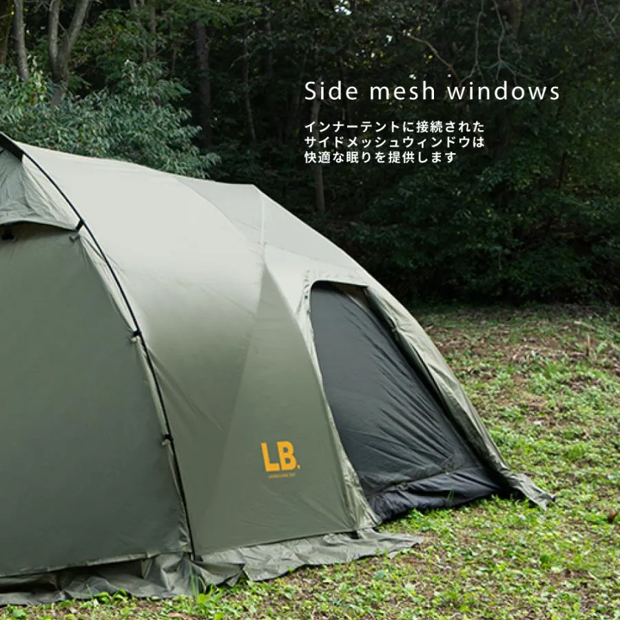 KZM LBドーム ドームテント ドーム型テント メッシュ フルクローズ 設置簡単 防水 撥水 3～4人用 カズミ アウトドア KZM OUTDOOR LADYBUG DOME TENT