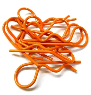 L11602L Orange Large 35mm Long Body Cover Post R Clips Pins Secure Shell 1/5 1/8