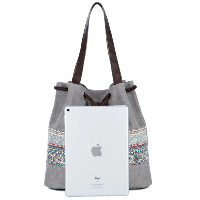 Ladies Fashion Boho Style Canvas Handbags