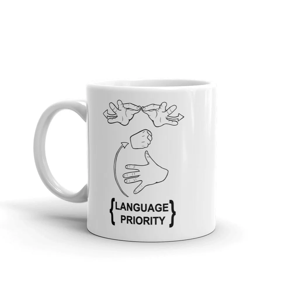 Language Priority Mug