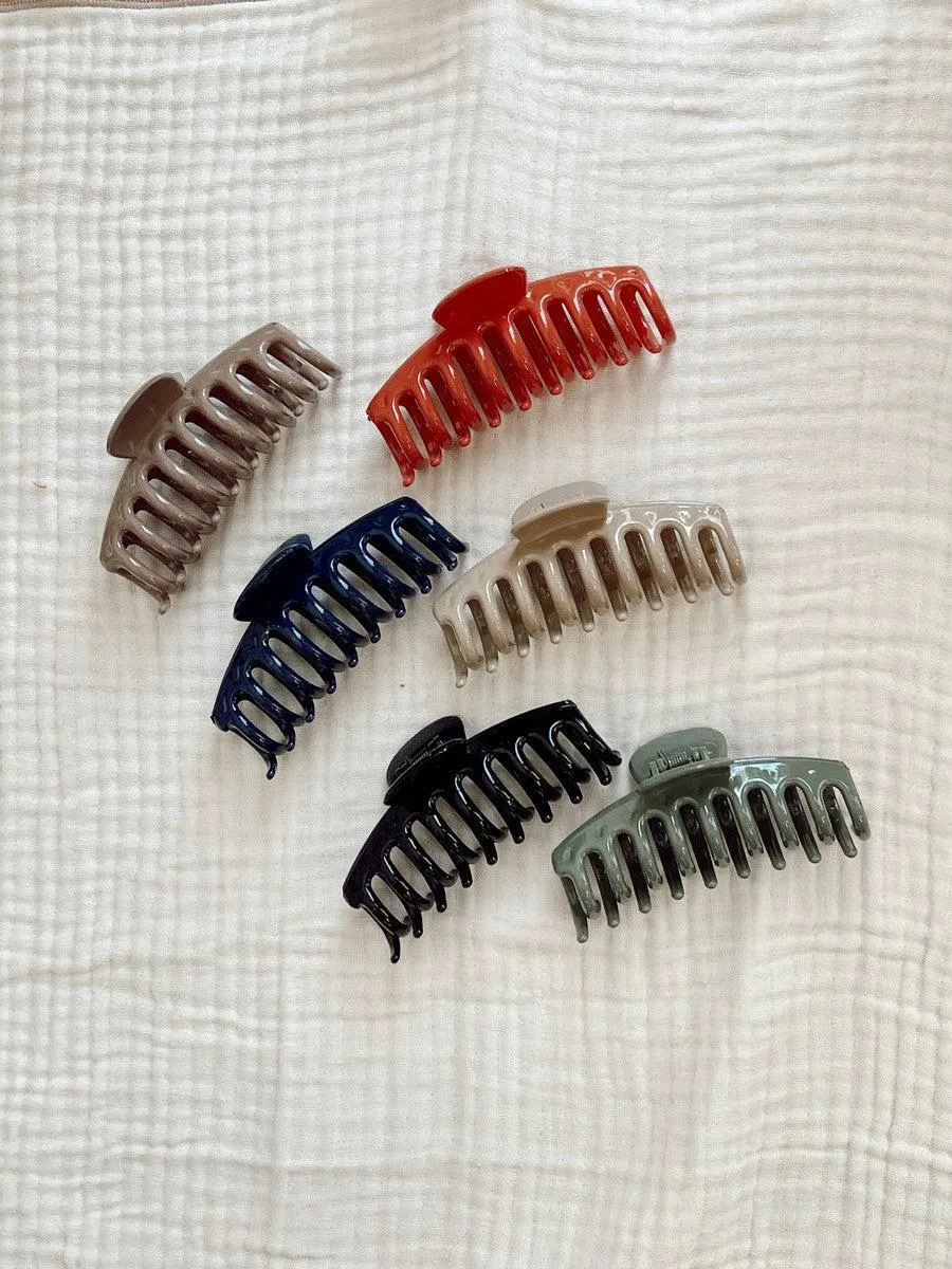 Large Glossy Claw Clips
