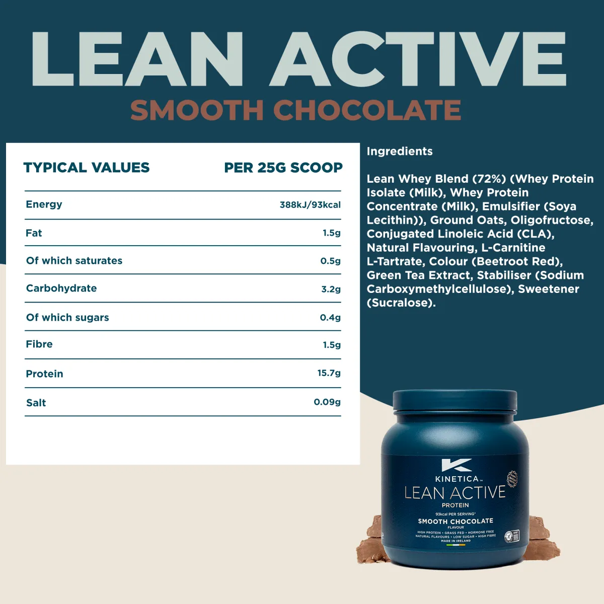 Lean Active Protein  Chocolate 300g