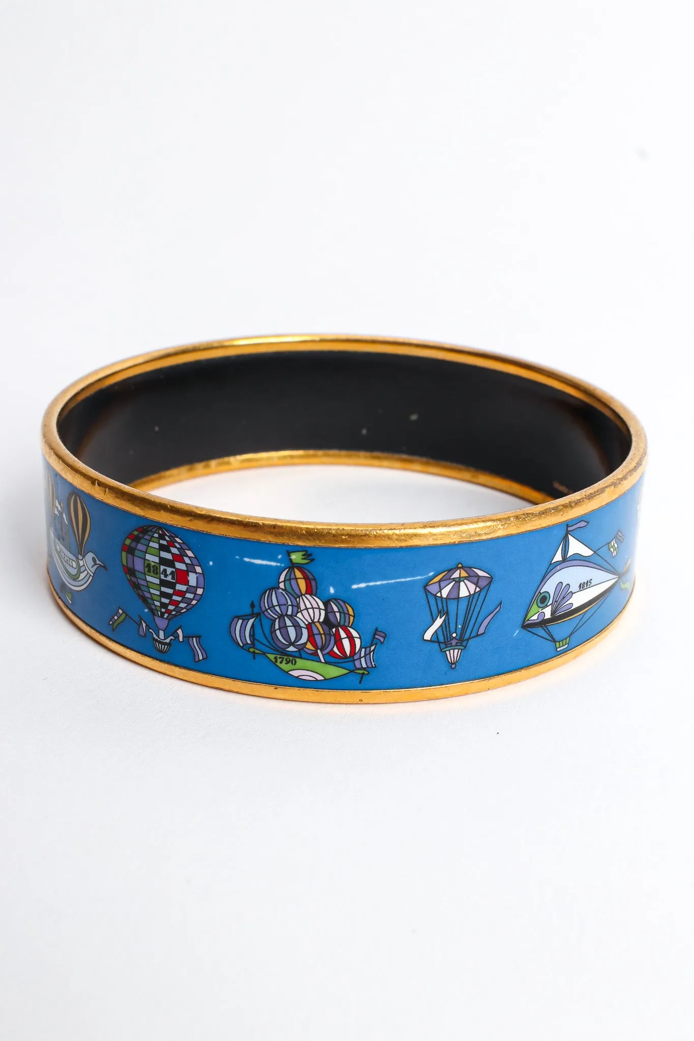 Les Folies Du Ciel Wide Enamel Bracelet